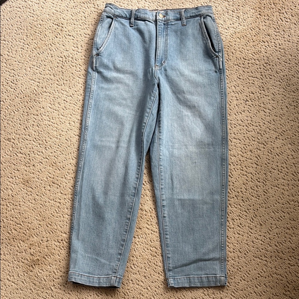 Madewell Blue Ankle Cropped Jeans Classic Style